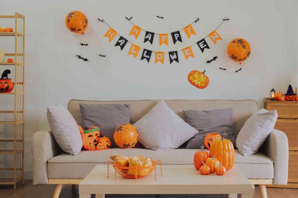 Living Room for Halloween